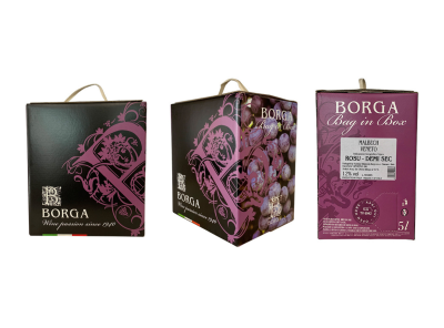 Set 2 Bag in Box Malbech Roșu Demisec 5 L