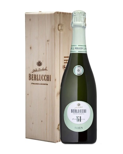 61 Franciacorta Saten (cutie lemn) - 1.5 L