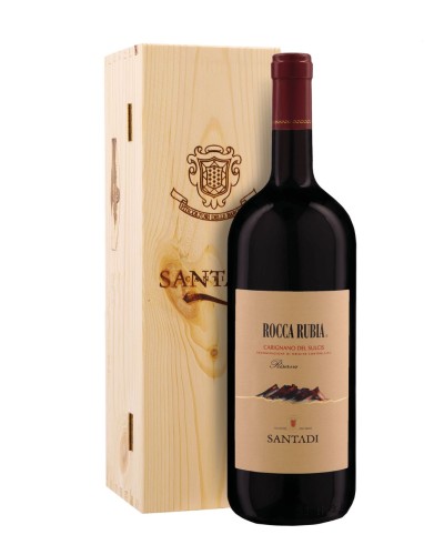 Rocca Rubia Carignano del Sulcis DOC RISERVA (cutie lemn) -1.5L